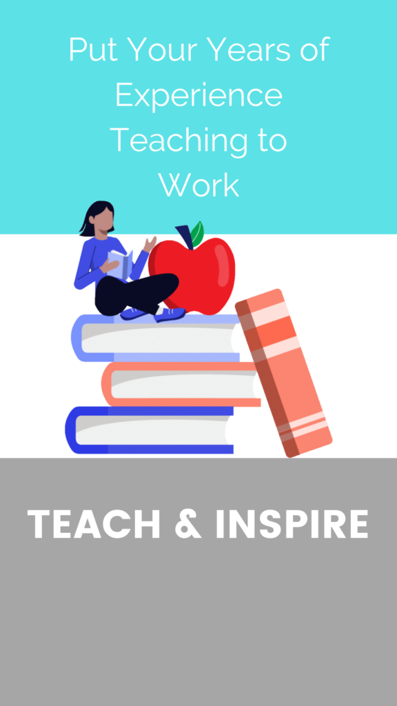 use your teaching skills Work from Home Opportunities
